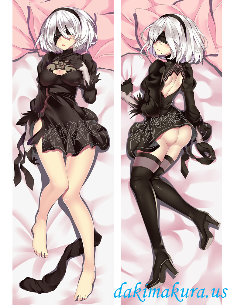 2B - Nier Automata Anime Dakimakura Japanese Hugging Body Pillow Cover